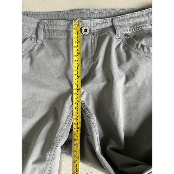 KUHL Freeflex Roll Up Gray Hiking Pants size 12 (Short) - Picture 12 of 16